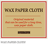 wax paper cloth
